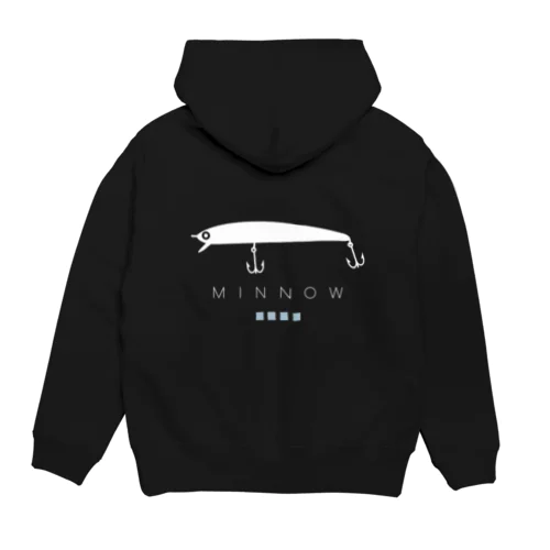 ミノーしろ Hoodie