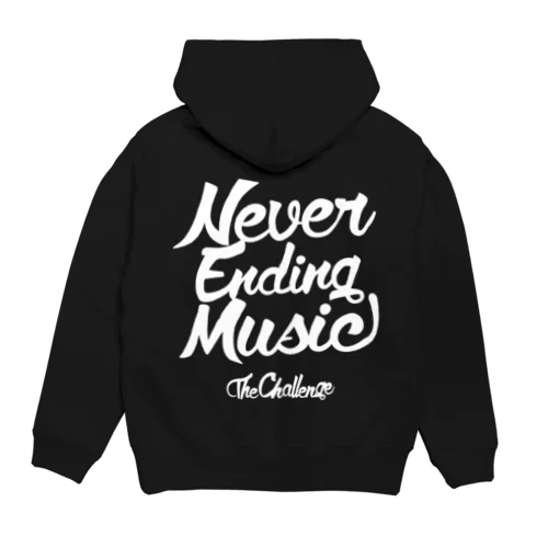 NEVER ENDING MUSIC ウェア パーカー