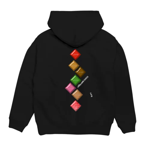 JAPANESE CHOCOLATE-Zigzag Hoodie