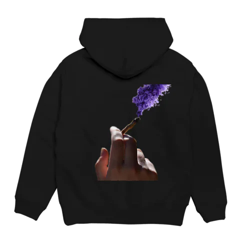 420 マリファナ　ジョイント　パープルスモーク Hoodie