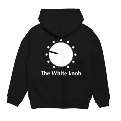 Knob series The White knob on Dark パーカー