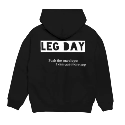 Fiber_Leg Day パーカー