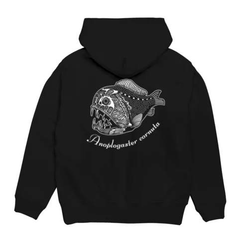 オニキンメ白 Hoodie