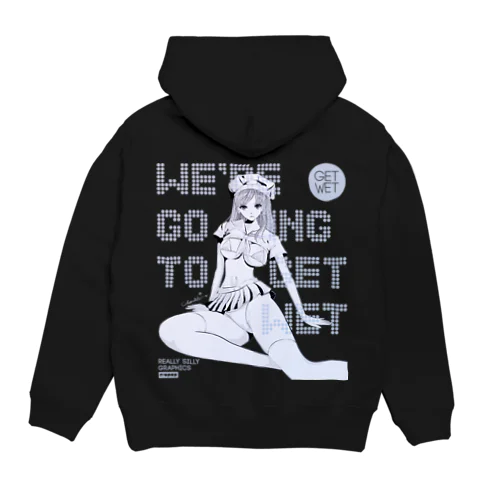 GET WET セーラーマリン オーロラ ホワイト Hoodie