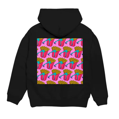 誘惑のフライドポテト🍟　ピンクAO / FRENCH FRIES GULTY PLEASURE Hoodie