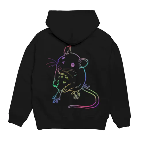 Neon rat Hoodie