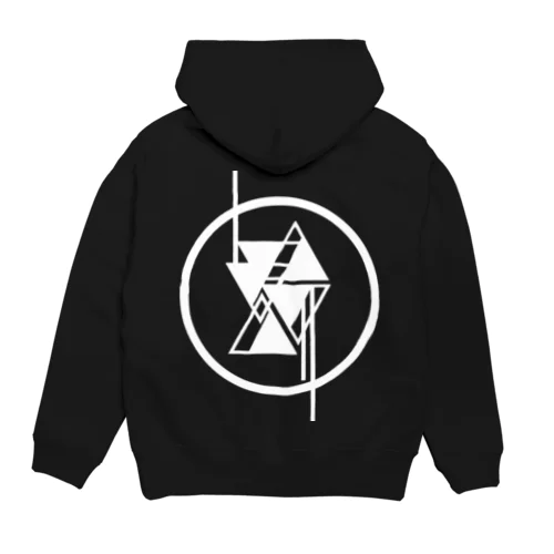 Egyptian Triangle ロゴバックプリント Hoodie