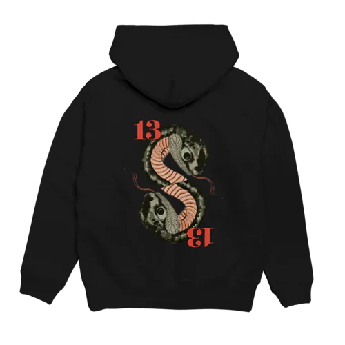 13snake パーカー