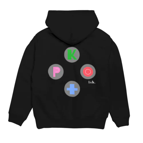 K+polich 何かのボタン笑 Hoodie