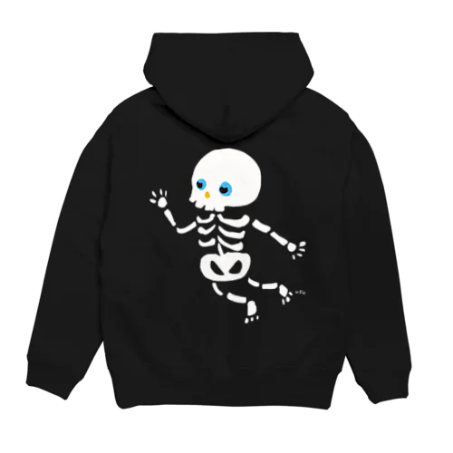 おばけパーカー＜背中にでっかいガイコツ＞ Hoodie