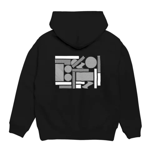 丸　四角　ゴニョゴニョ Hoodie