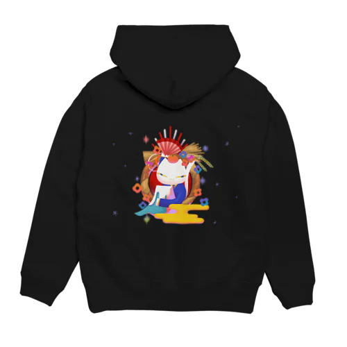 めでたいねこ キラキラver. Hoodie