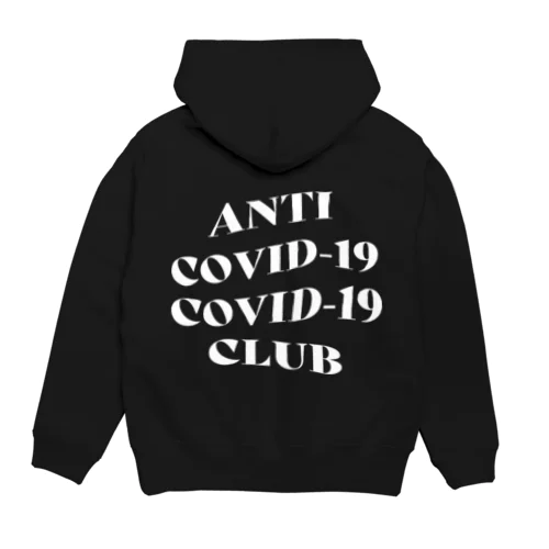 ANTI COVID-19 CLUB(WHITE) Hoodie