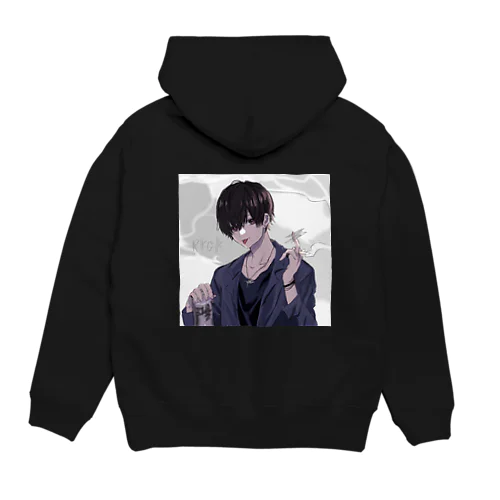 黒髪男子 Hoodie