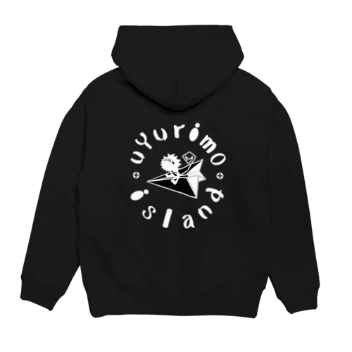 uYurimo island　パーカー(B)バイク×紙飛行機 Hoodie