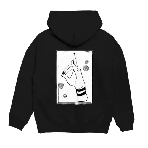 おててシリーズ　狐「キク」 Hoodie