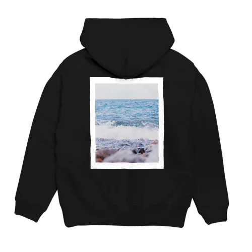 海プリントパーカー Hoodie