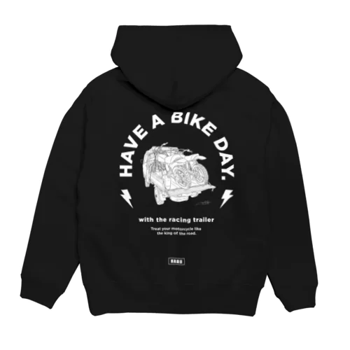 HABD Racing trailer #1 White Hoodie