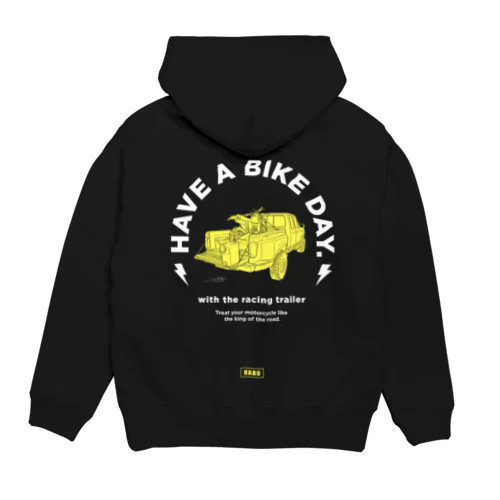 HABD Racing trailer #4 White Hoodie