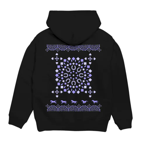 モロッカン駈歩紫 Hoodie