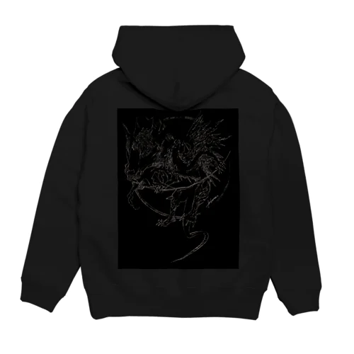 竜と花 Hoodie