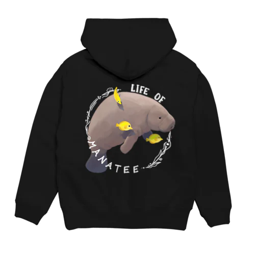 Life of Manatee ライフ・オブ・マナティー　：お魚と泳ぐ Hoodie