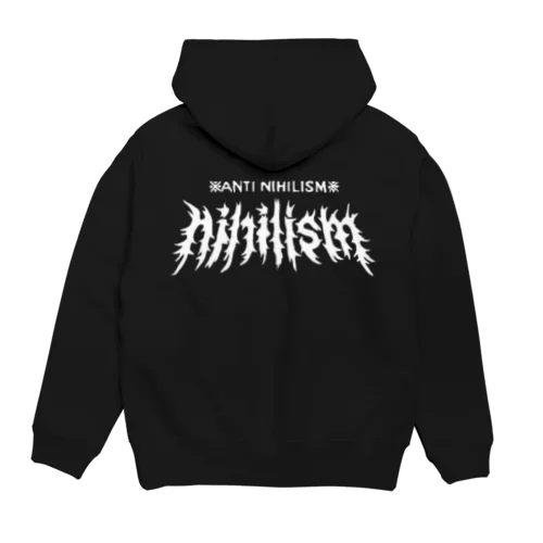 nihilismロゴプリントパーカー Hoodie