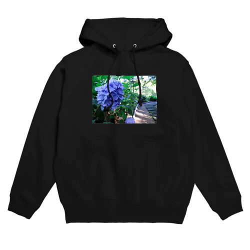 華にブルー Hoodie