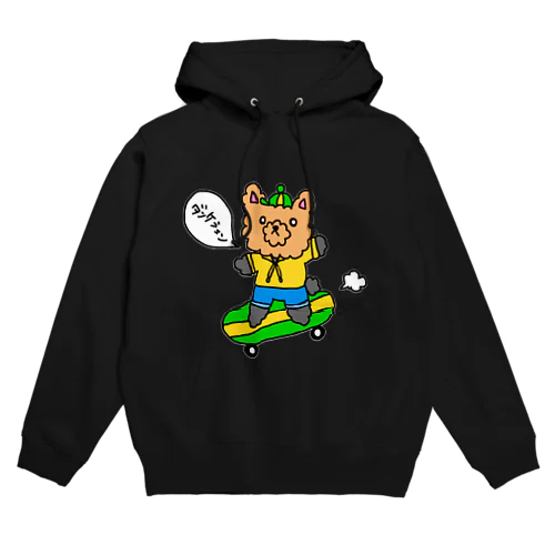 すけぼーにのってる いぬ Hoodie