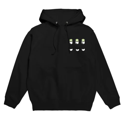 胸にネギのぶつ切り Hoodie