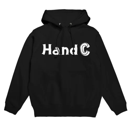 HandC  ロゴ ホワイト パーカー