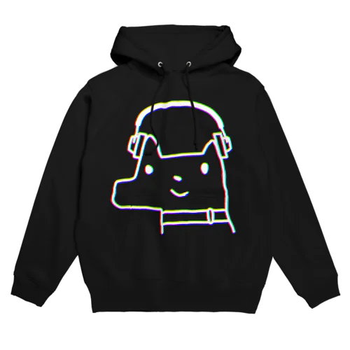 うつぼどっぐ（ヘッドホン）（色相ブレ効果） Hoodie