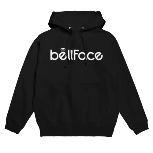 bellFace（白ロゴ） Hoodie