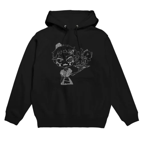 ハロウィンダイナー フロント 濃色 Hoodie