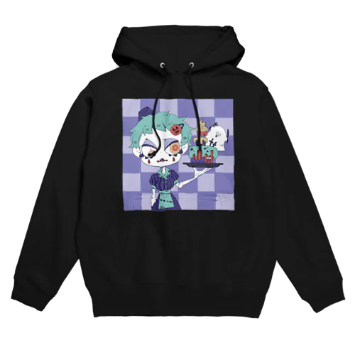 ハロウィンダイナー カラー フロント Hoodie