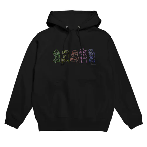 変な奴ら5人セット（レインボー） Hoodie