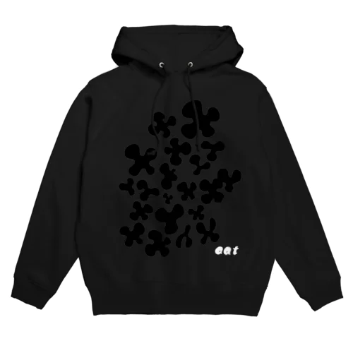 aat_ドットブラック Hoodie