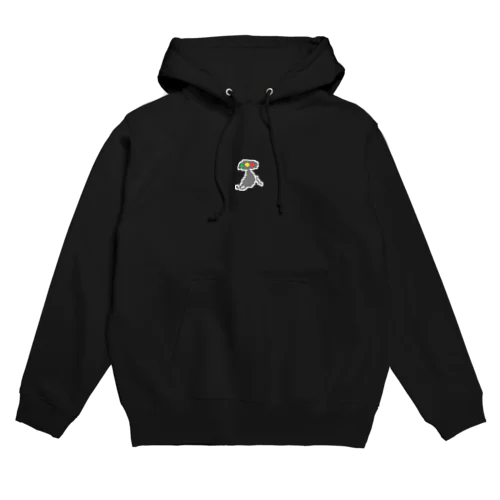 信号くん(フチあり) Hoodie