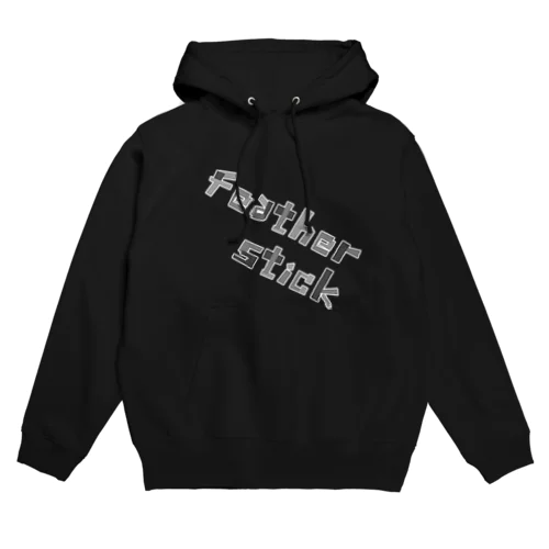 Feather stick　モノトーン Hoodie
