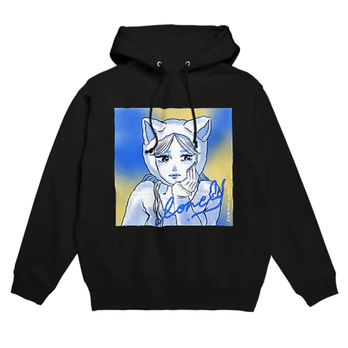 lonely cat Hoodie