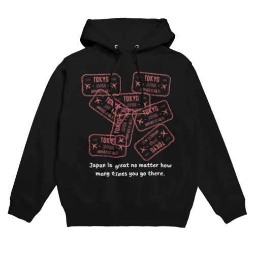 日本行きパスポートくん Hoodie