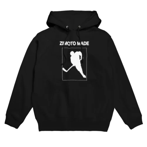 アイスホッケー（白文字） Hoodie