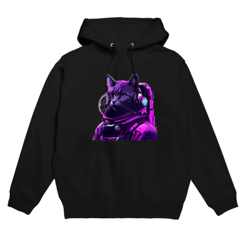 宇宙飛行士ねこ Hoodie