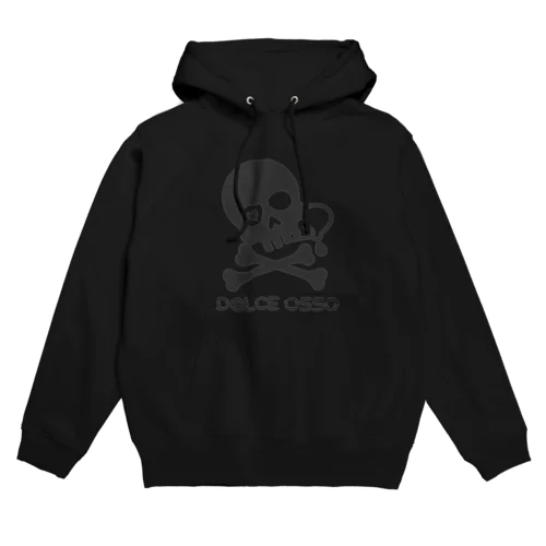 DOLCE OSSO ”ドルチェ オッソ" アッシュブラック Hoodie