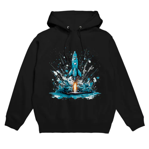 火星を目指して Hoodie