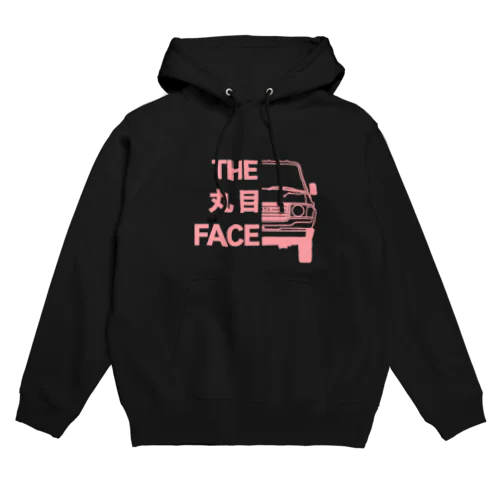 THE 丸目 FACE カラーバージョン Hoodie