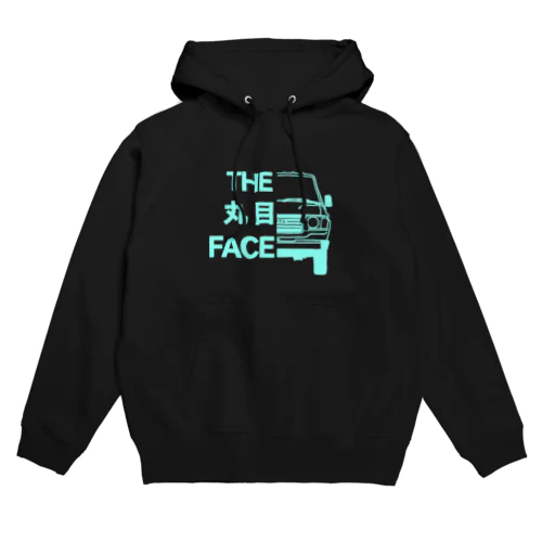 THE 丸目 FACE （カラーバージョン） パーカー