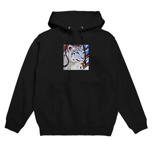 息を潜めるユキヒョウ Hoodie