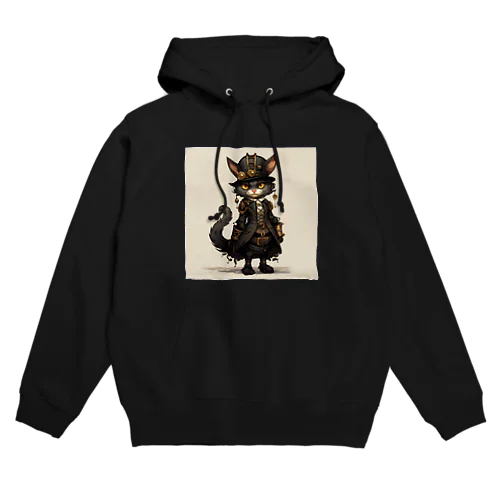 スチームパンクな猫 Hoodie