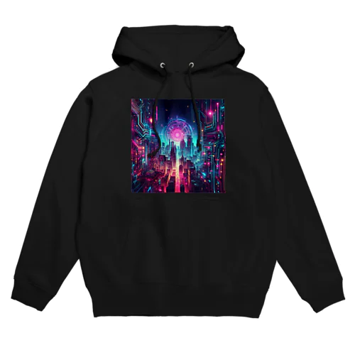 サイバーシティ001 Hoodie